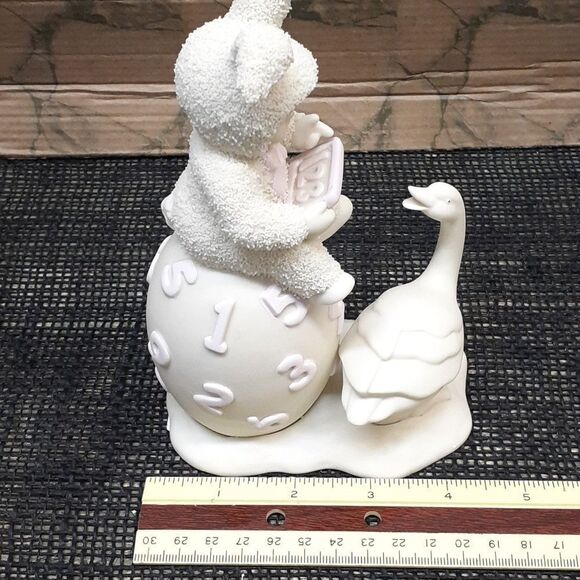 Dept. 56 / Snowbabies "COUNTING THE DAYS 'TIL EASTER " ~ 6 1/2" Tall - Picture 7 of 7
